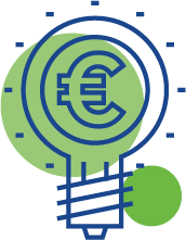 Management of operating purchases and resale to customers with margin calculation